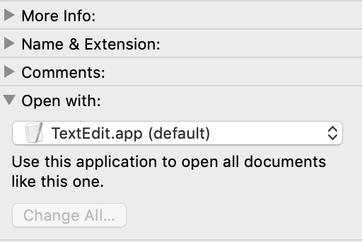 set default app for file type mac